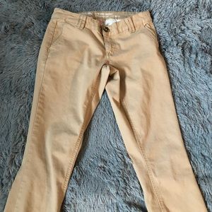 Low Rise Skinny Khaki Pants